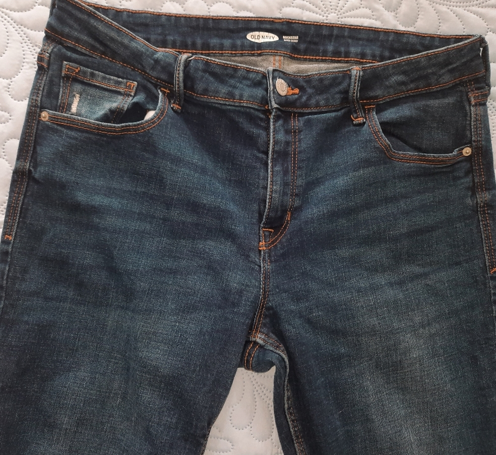 Old Navy skinny jeans distressed sz 16L - Picture 2 of 6